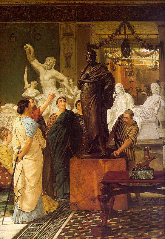 Alma Tadema A Sculpture Gallery China oil painting art